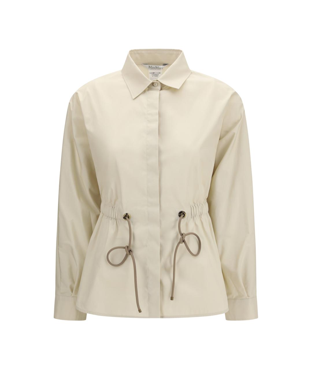 MAX MARA Бежевая хлопковая куртка, фото 1