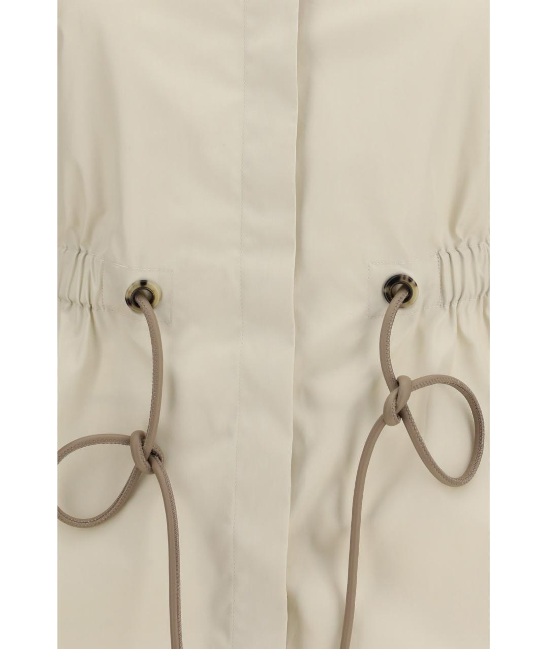 MAX MARA Бежевая хлопковая куртка, фото 3