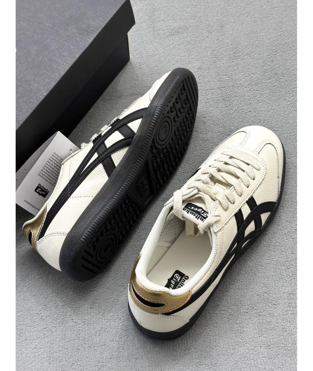 ONITSUKA TIGER Белые кожаные кеды, фото 3