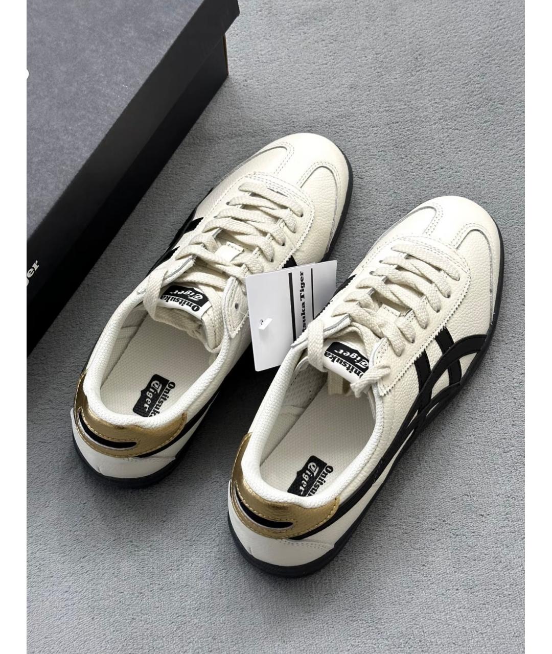 ONITSUKA TIGER Белые кожаные кеды, фото 2