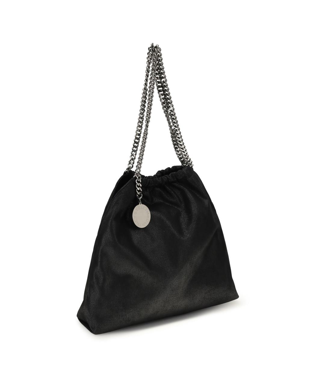 STELLA MCCARTNEY Черная сумка тоут из искусственной кожи, фото 2