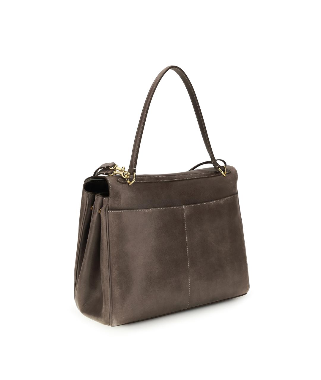 BALENCIAGA Бежевая кожаная сумка тоут, фото 3