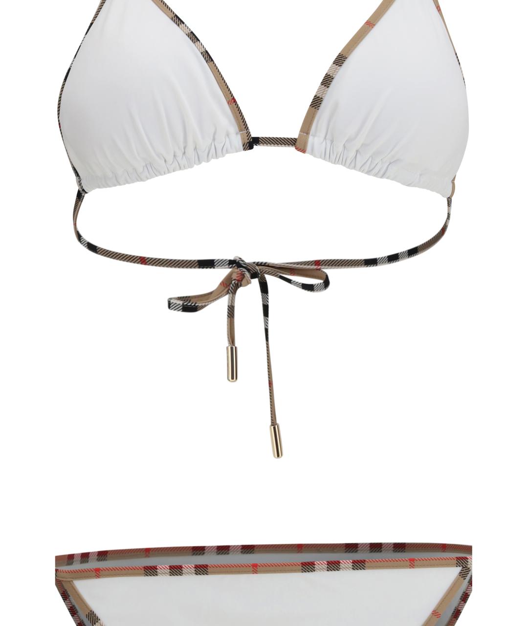 BURBERRY Белый полиамидовый купальник, фото 3