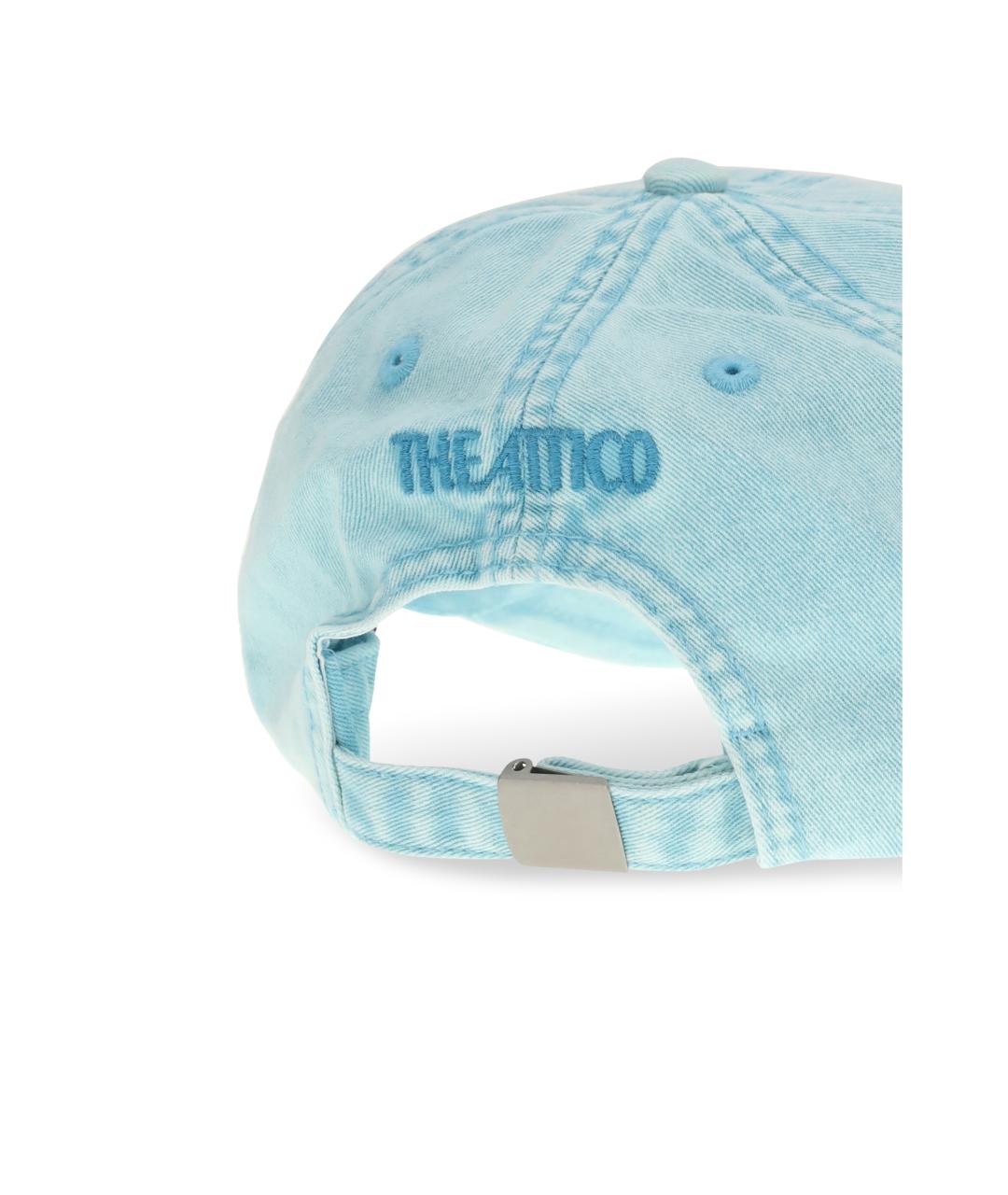 THE ATTICO Голубая хлопковая кепка, фото 3