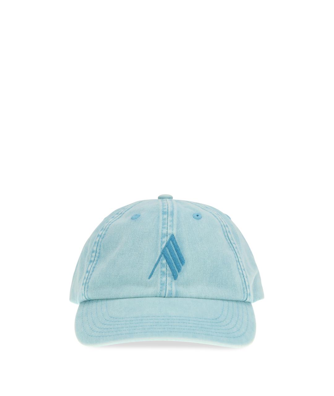 THE ATTICO Голубая хлопковая кепка, фото 1