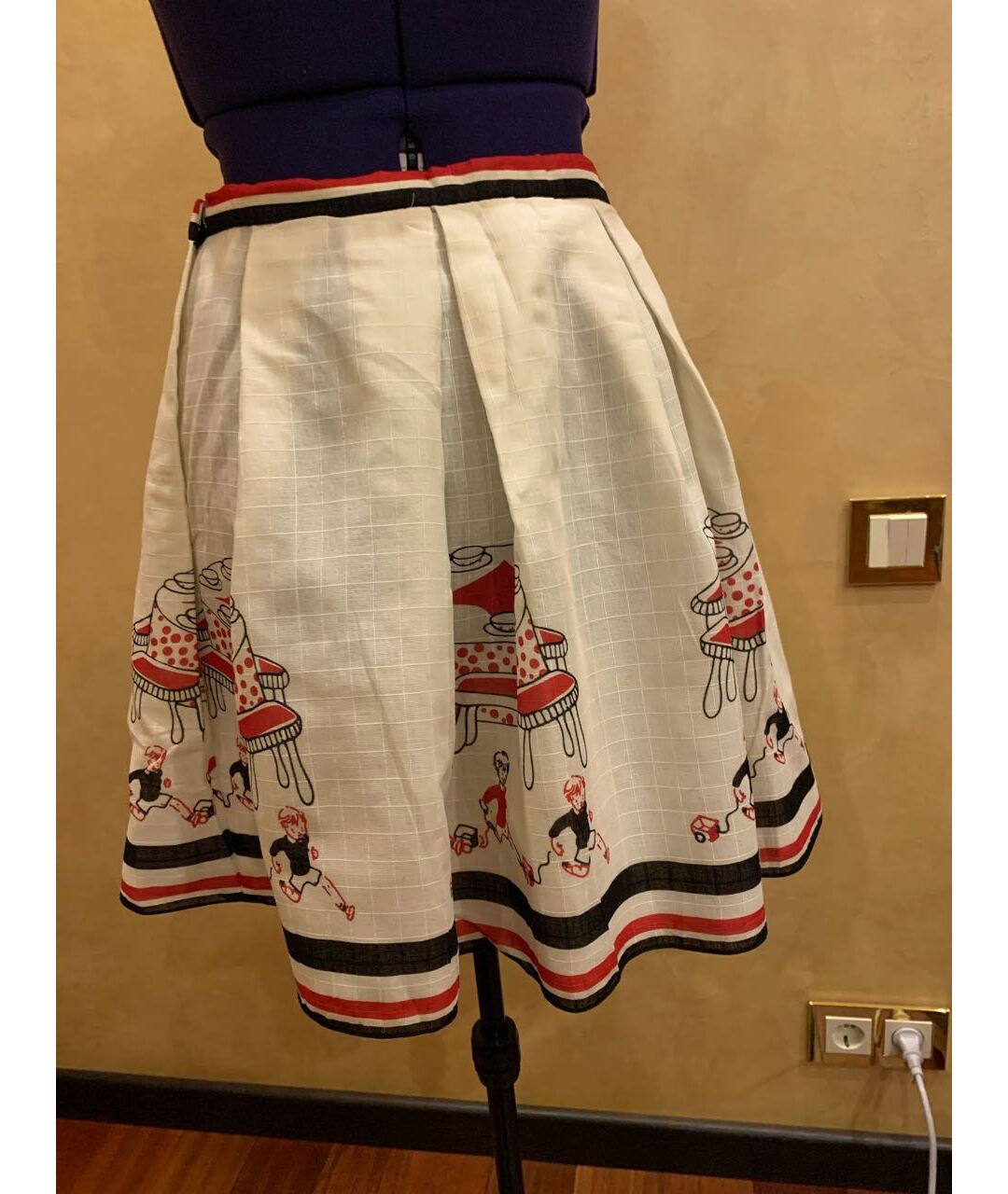 ANNA SUI Мульти хлопковая юбка мини, фото 2