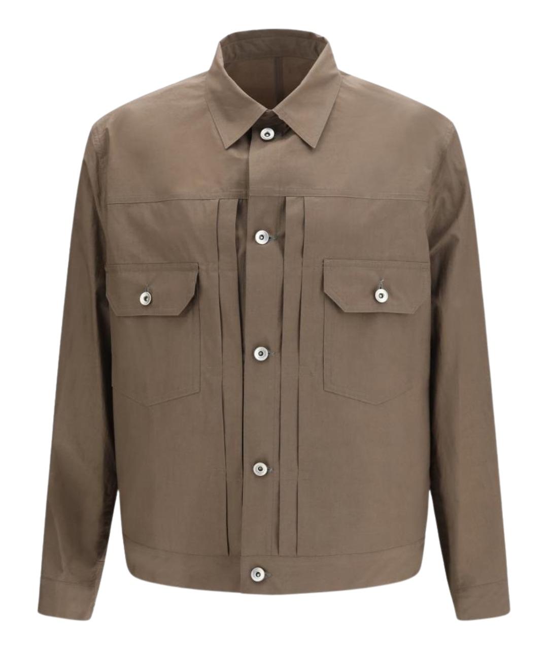 SACAI Коричневая хлопковая куртка, фото 1