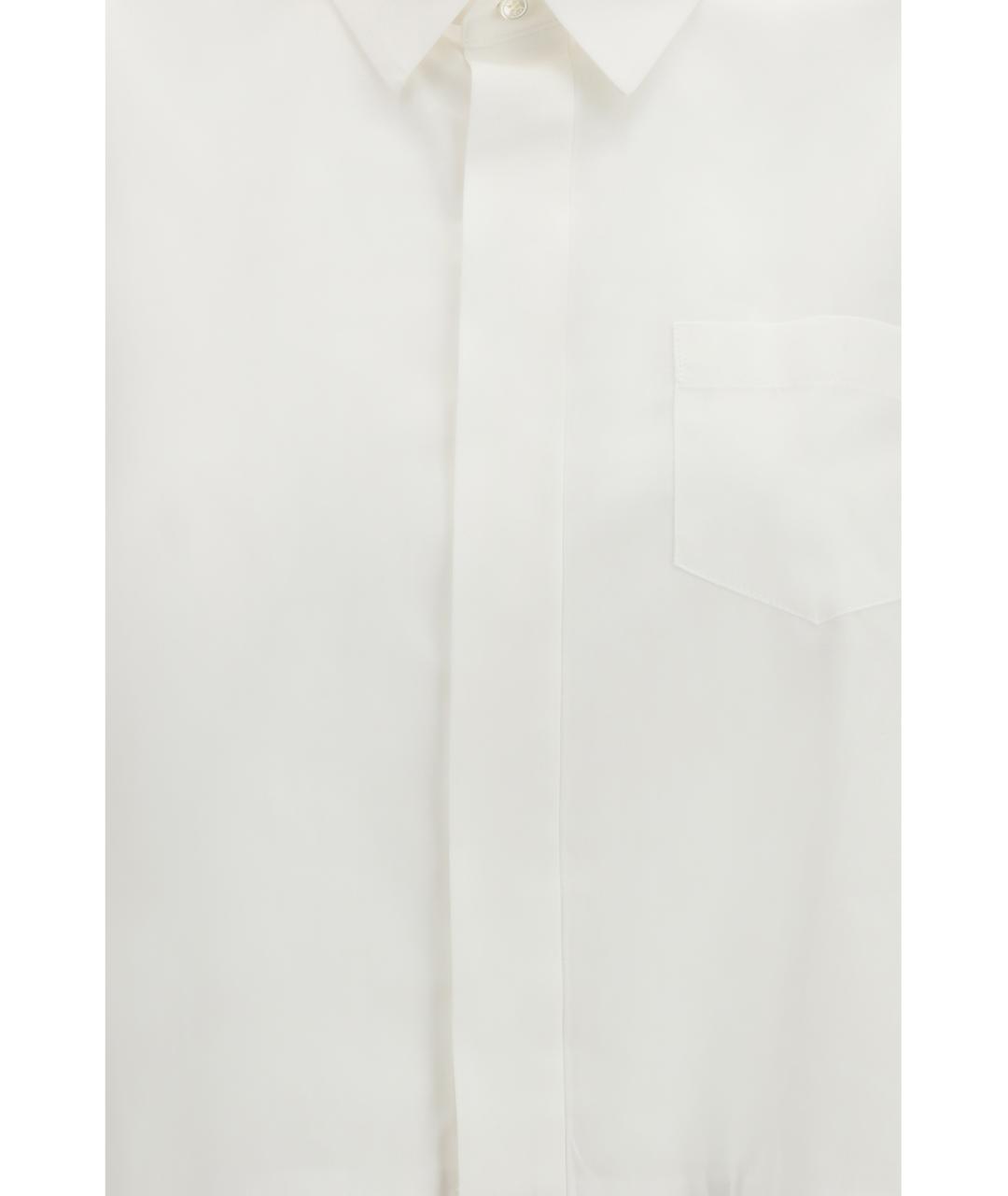 SACAI Белая хлопковая рубашка, фото 3