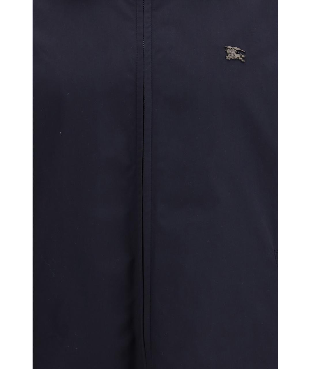 BURBERRY Синяя хлопковая куртка, фото 5