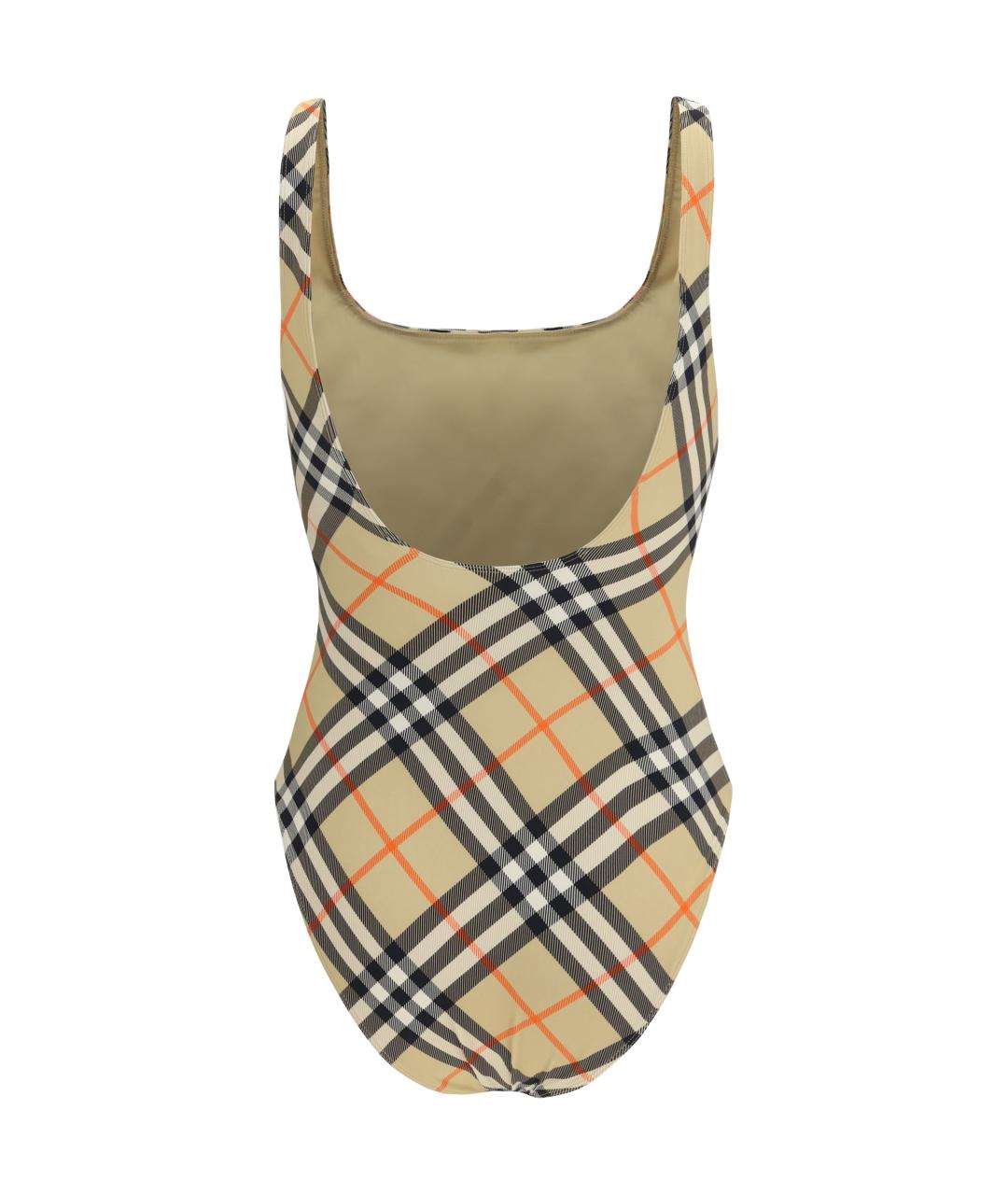 BURBERRY Бежевый полиамидовый купальник, фото 2