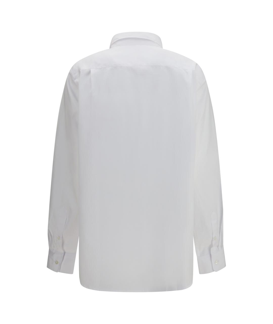 DRIES VAN NOTEN Белая хлопковая рубашка, фото 2