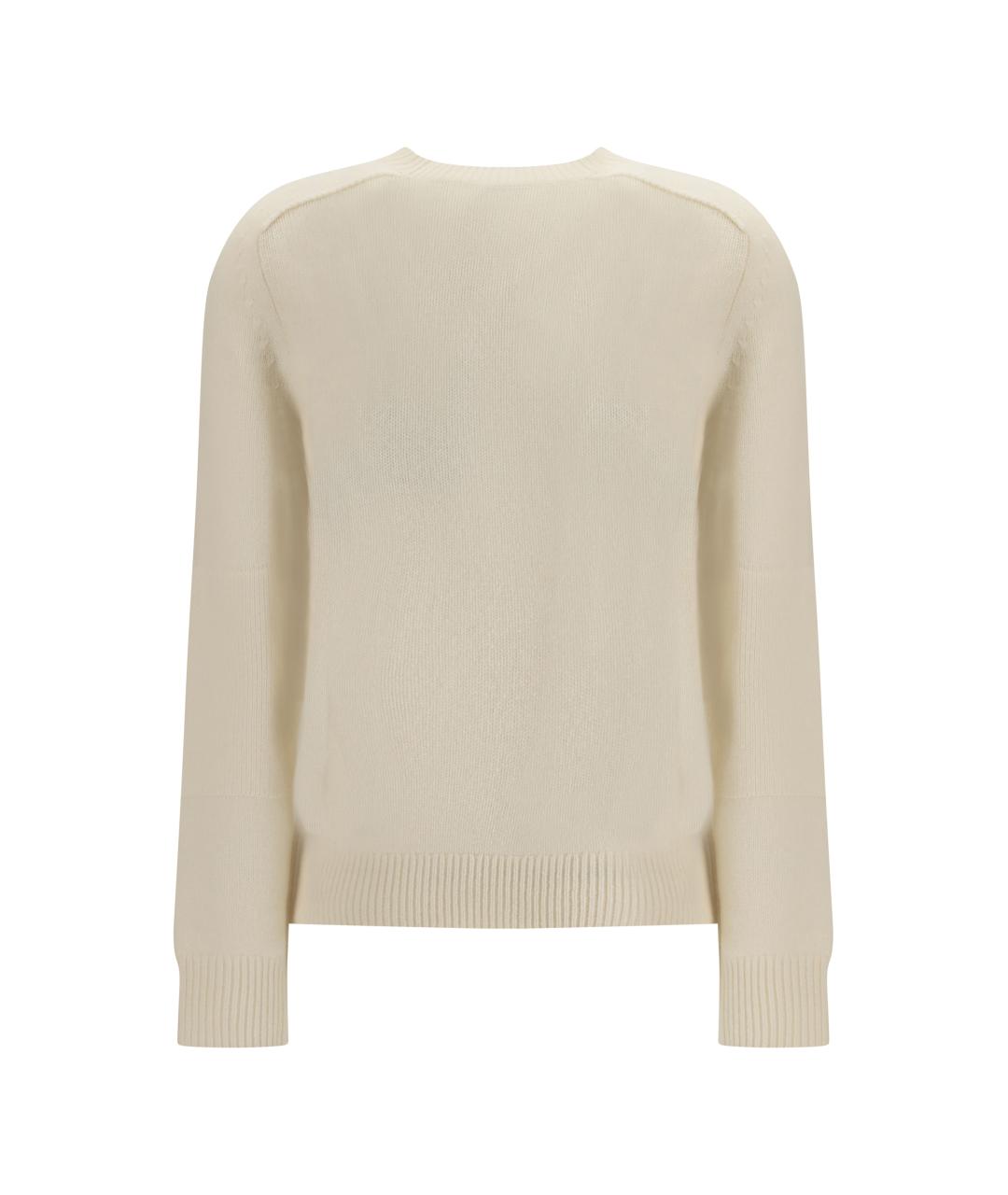 BURBERRY Бежевый кашемировый джемпер / свитер, фото 2