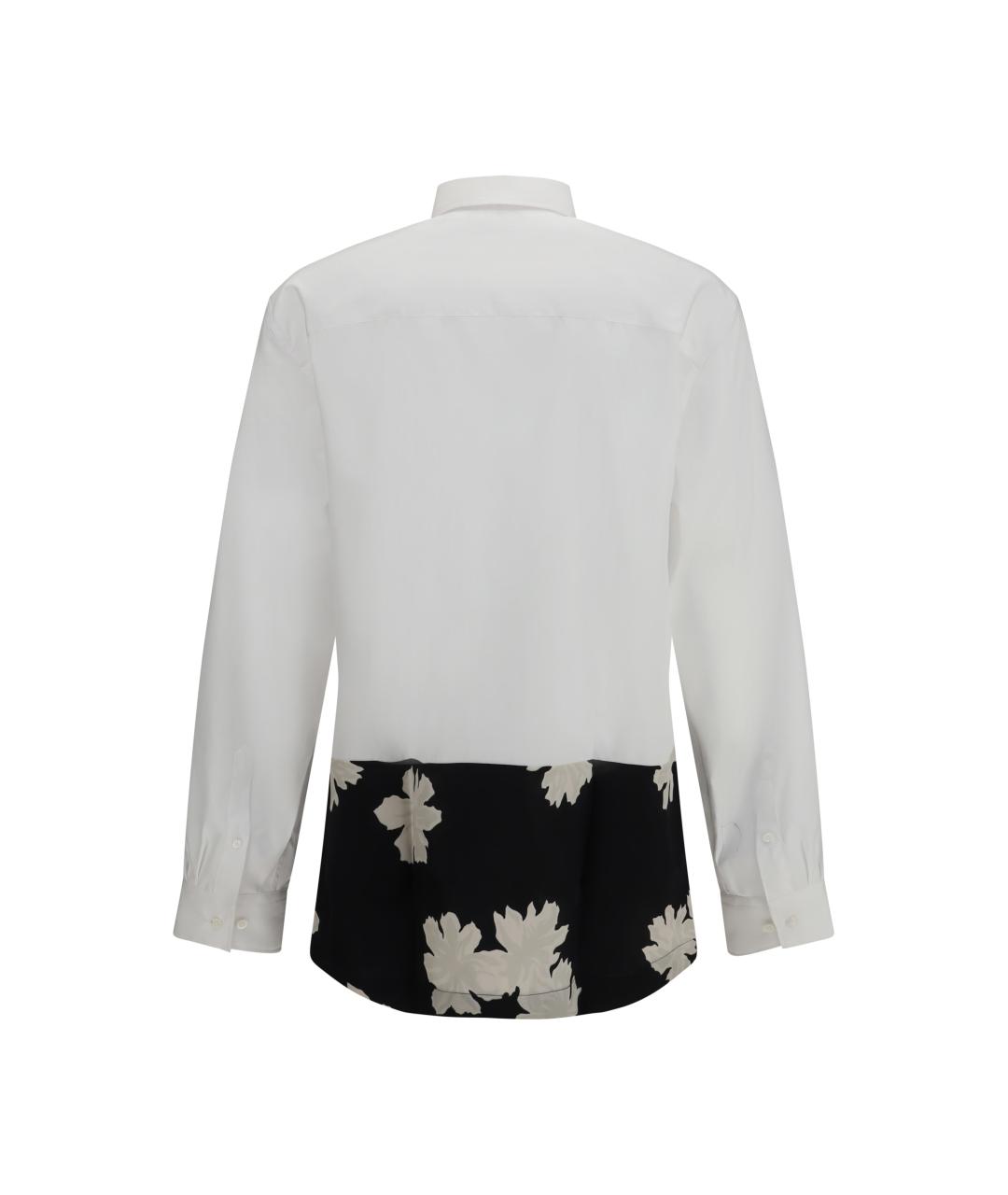DRIES VAN NOTEN Белая хлопковая классическая рубашка, фото 2