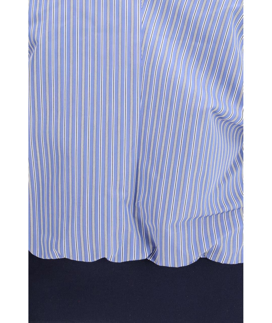 SACAI Синяя полиэстеровая рубашка, фото 3