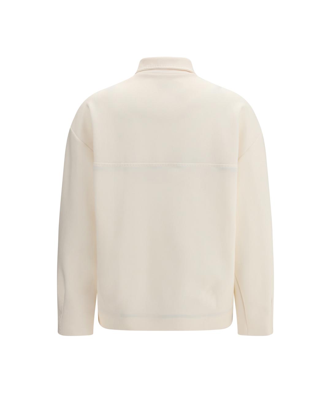 MAX MARA Бежевая полиэстеровая куртка, фото 2