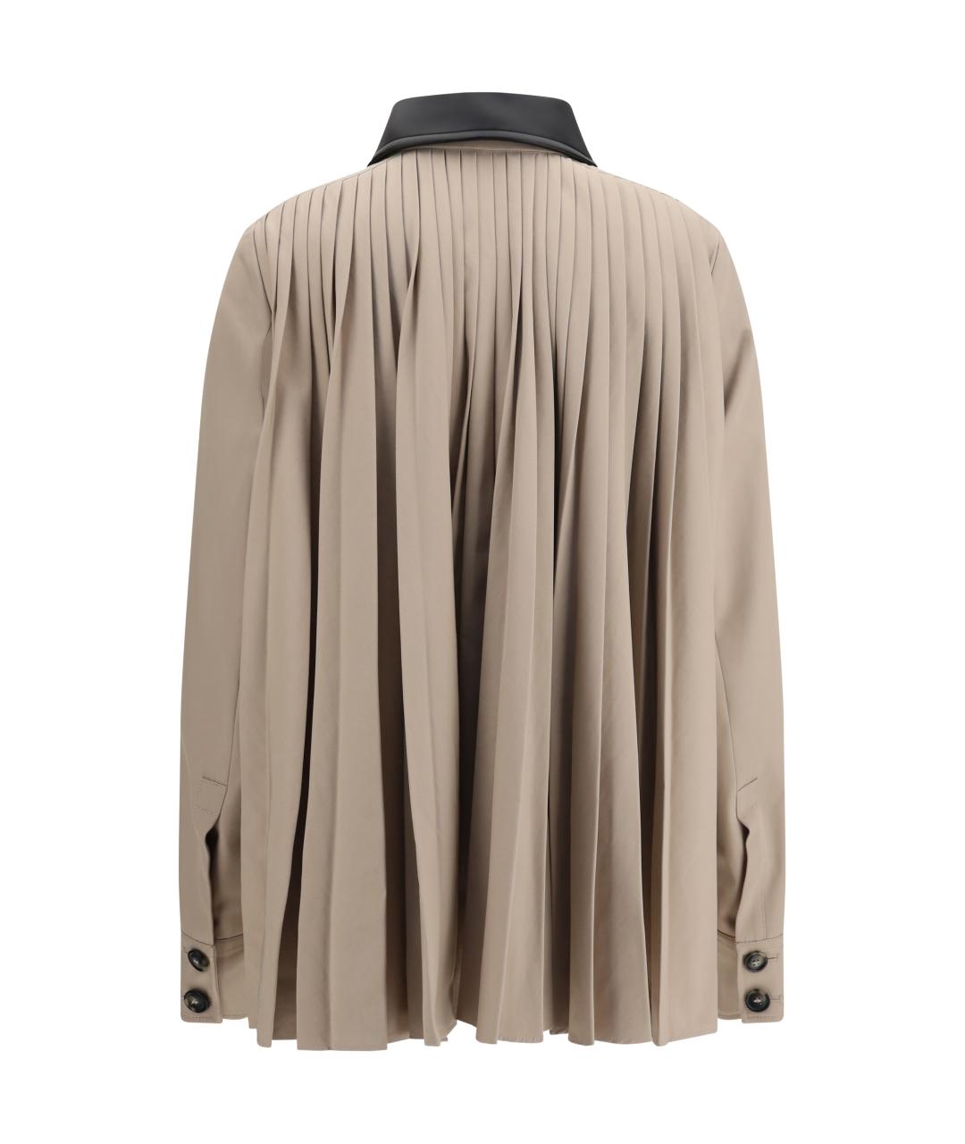 SPORTMAX Бежевая рубашка, фото 2
