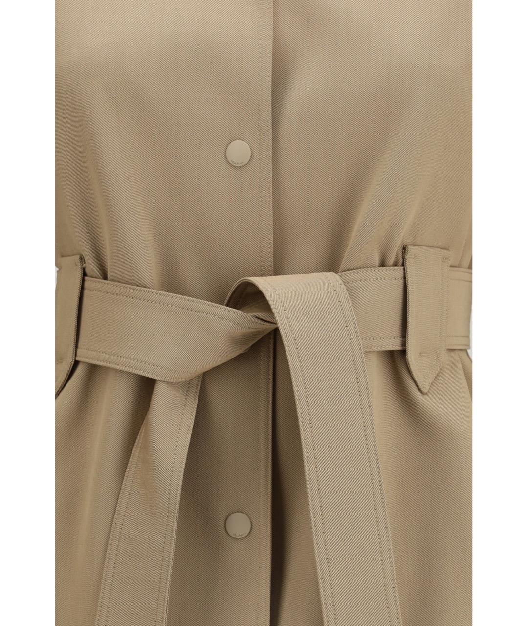 MAX MARA Бежевая шерстяная куртка, фото 2