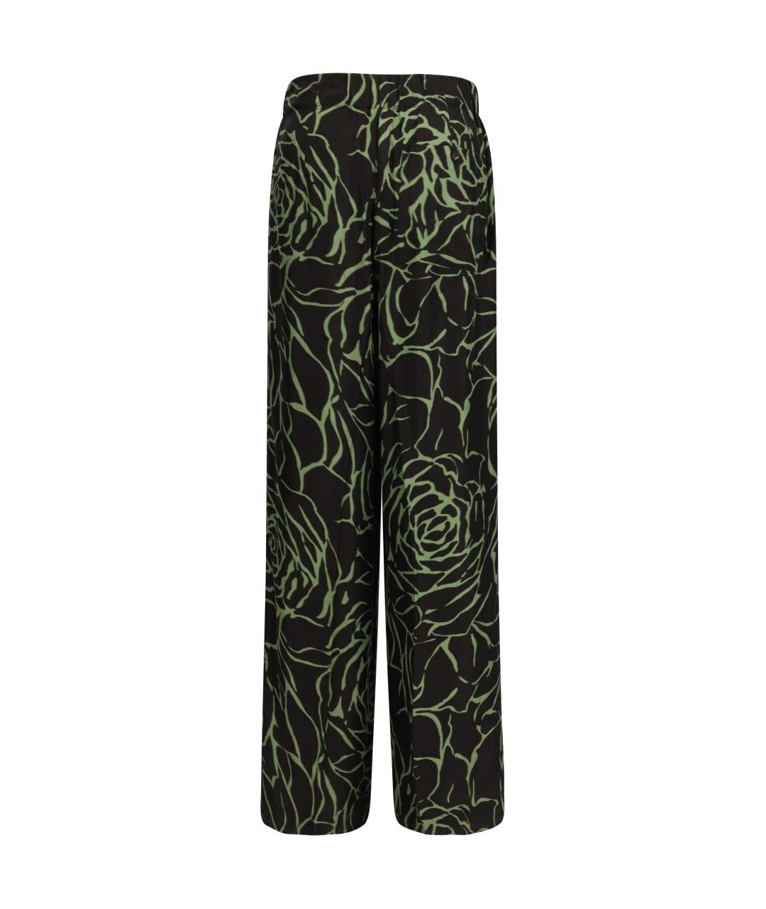 DRIES VAN NOTEN Черные прямые брюки, фото 2