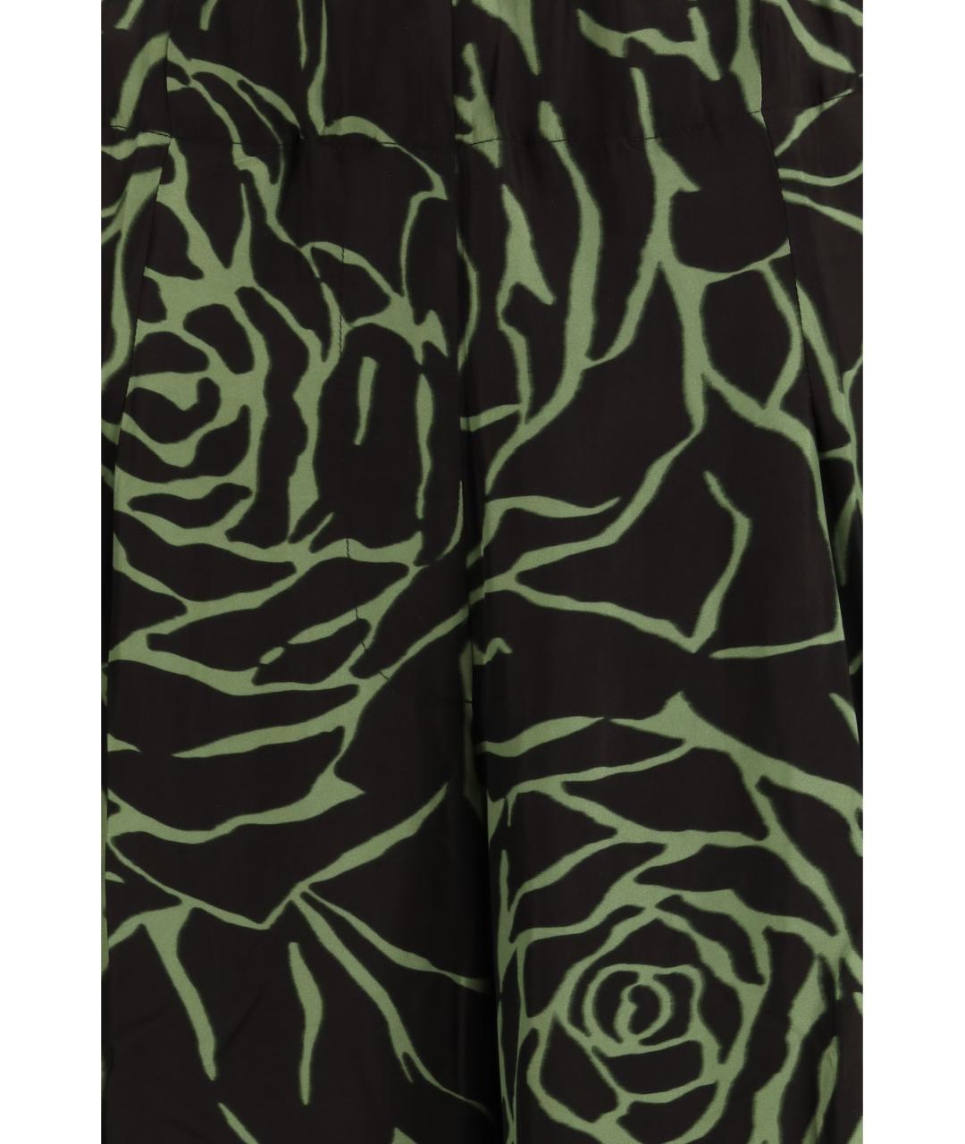 DRIES VAN NOTEN Черные прямые брюки, фото 3