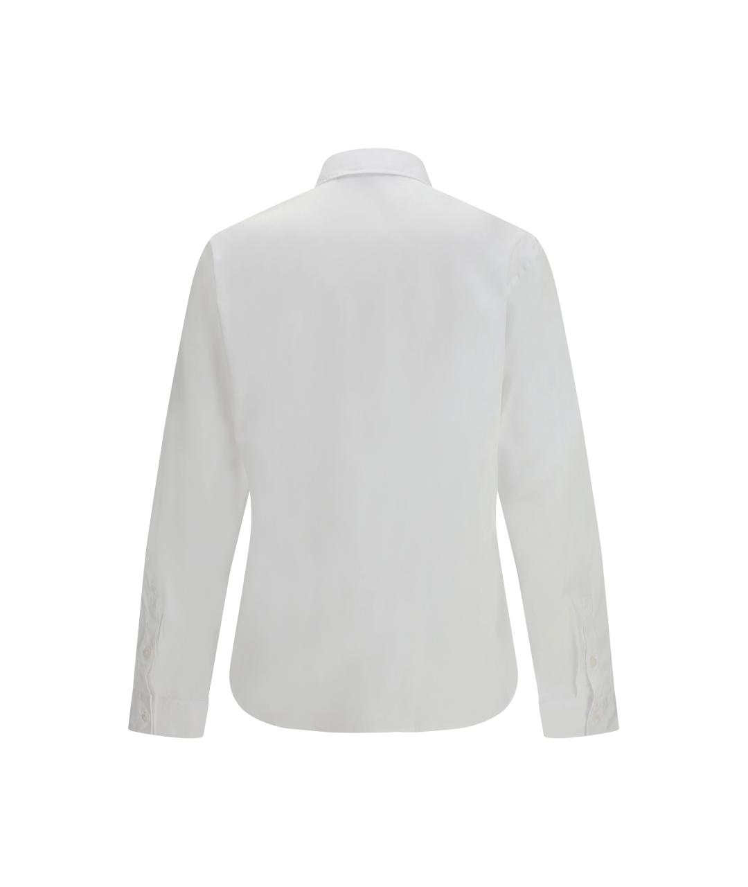 VERSACE JEANS COUTURE Белая хлопковая классическая рубашка, фото 2