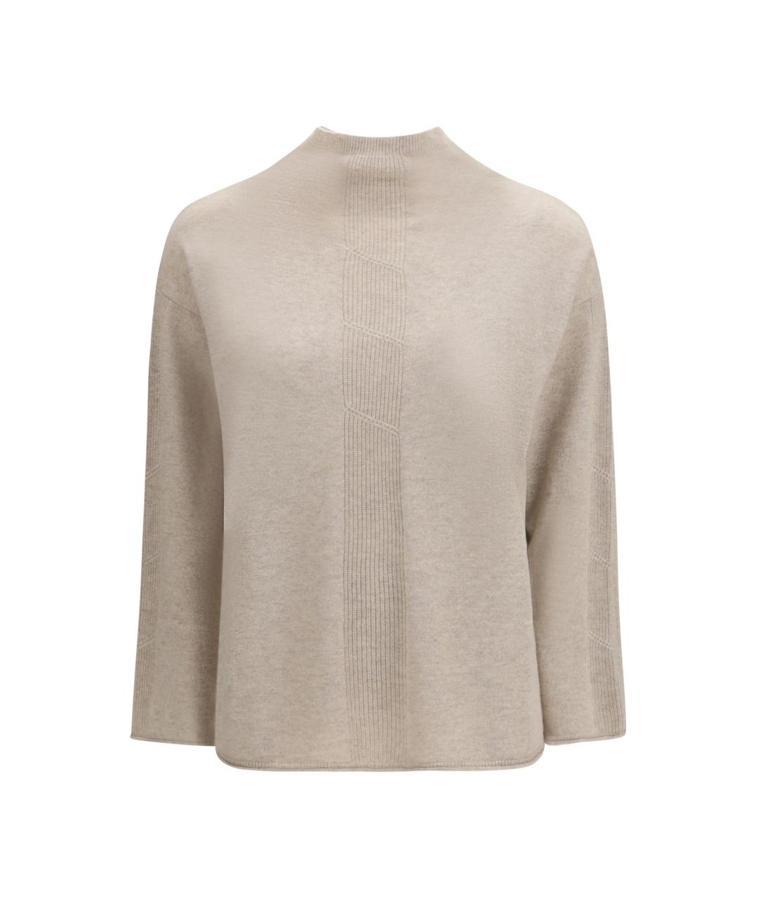 MAX MARA Бежевый кашемировый джемпер / свитер, фото 1