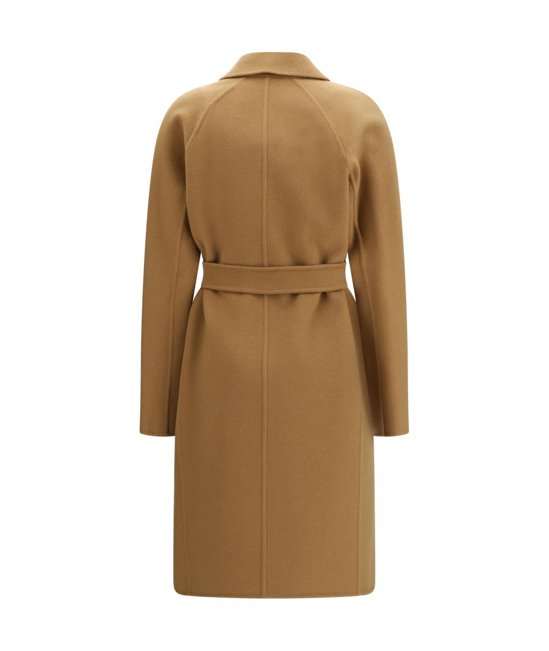 MAX MARA Коричневое кашемировое пальто, фото 2