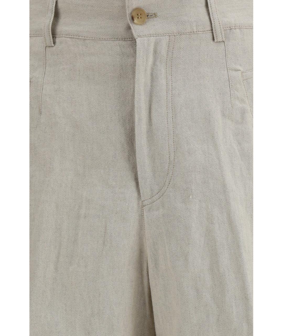 DRIES VAN NOTEN Хлопковые повседневные брюки, фото 3