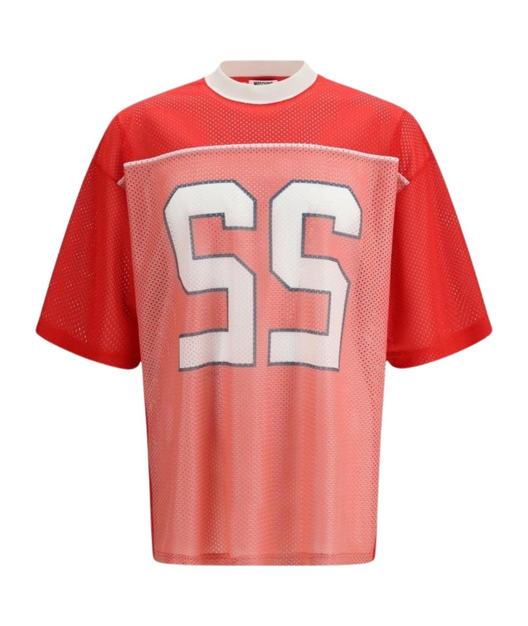 MOSCHINO Красная футболка, фото 1