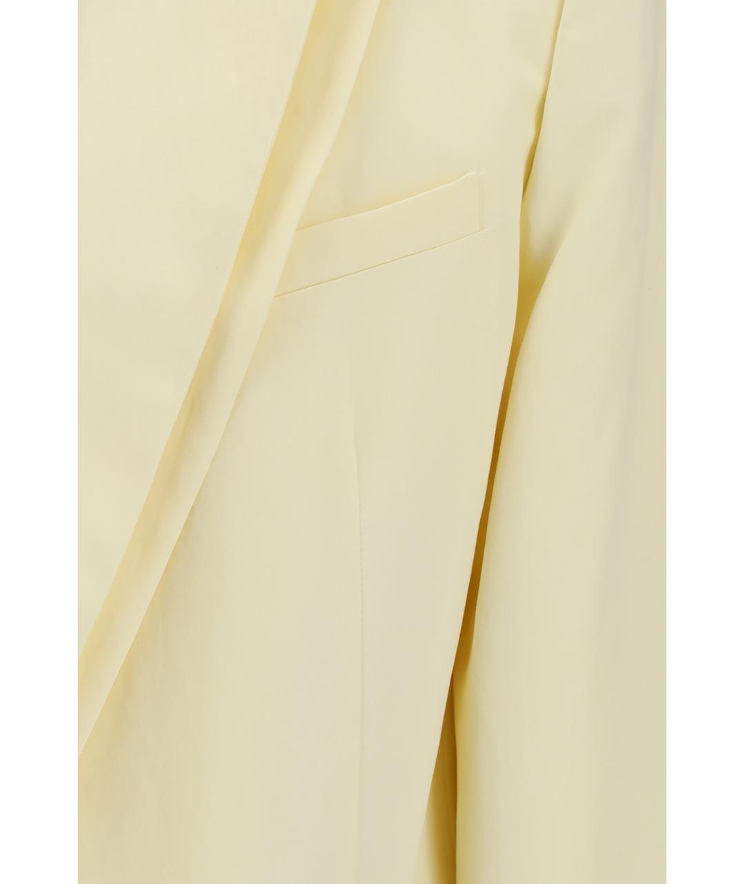 SPORTMAX Желтый вискозный жакет/пиджак, фото 3