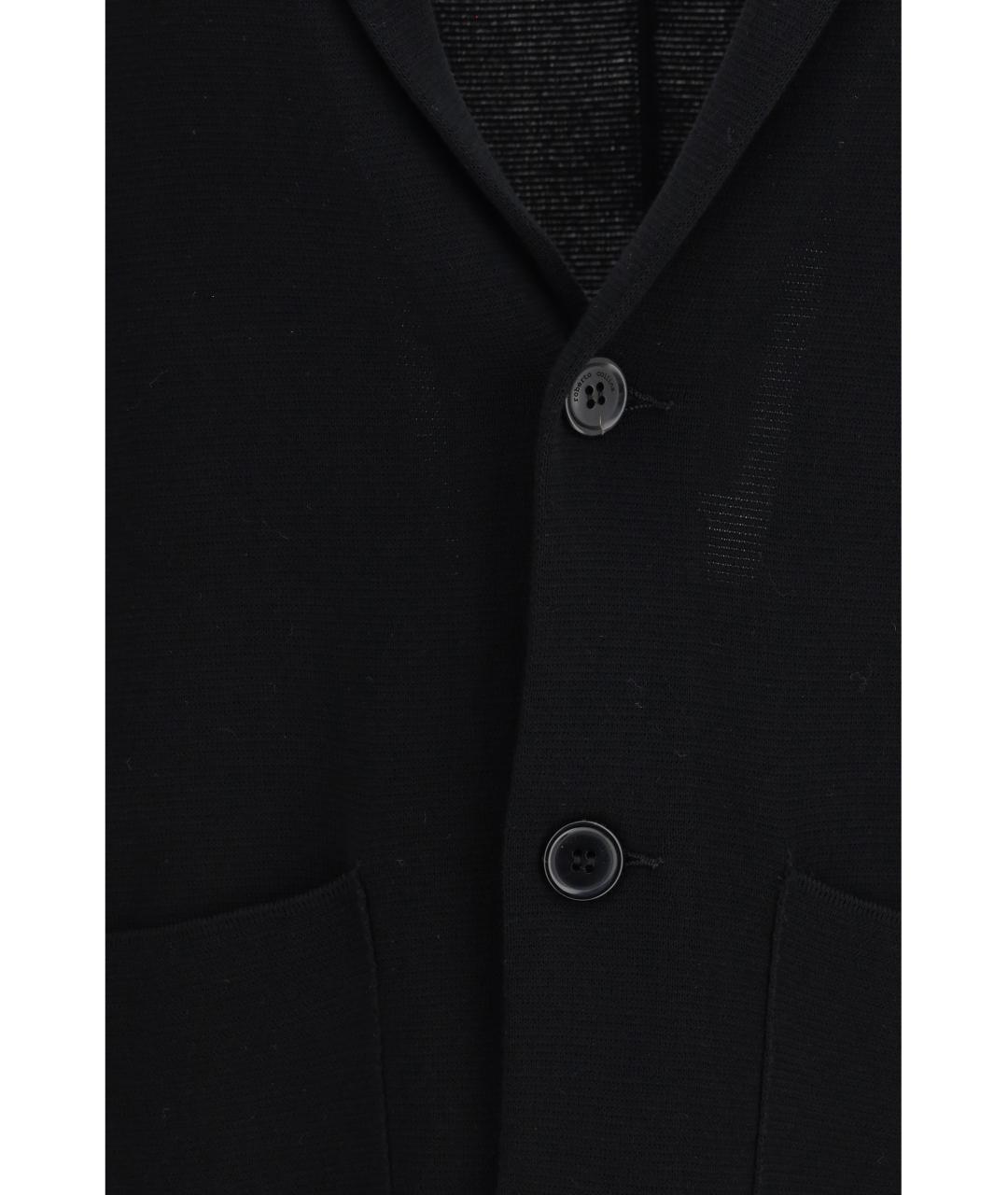 ROBERTO COLLINA Черный полиамидовый пиджак, фото 3