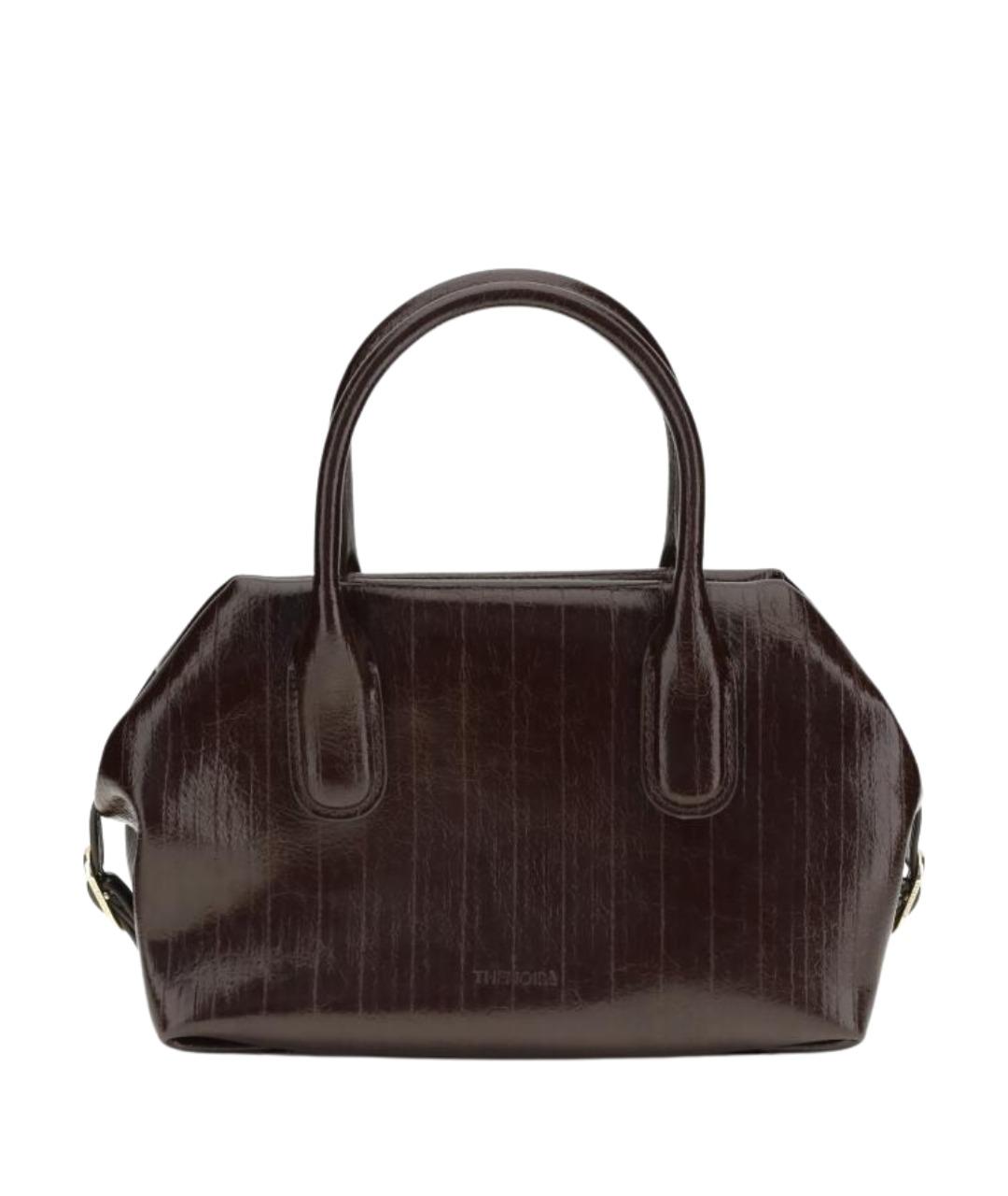 THEMOIRE Бордовая сумка тоут из искусственной кожи, фото 1