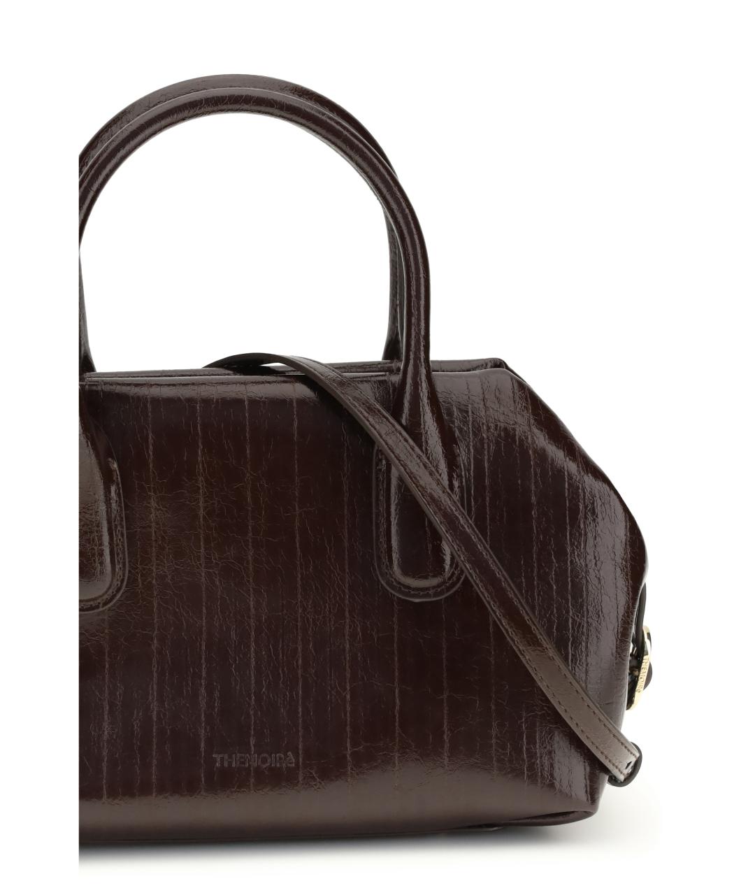 THEMOIRE Бордовая сумка тоут из искусственной кожи, фото 4