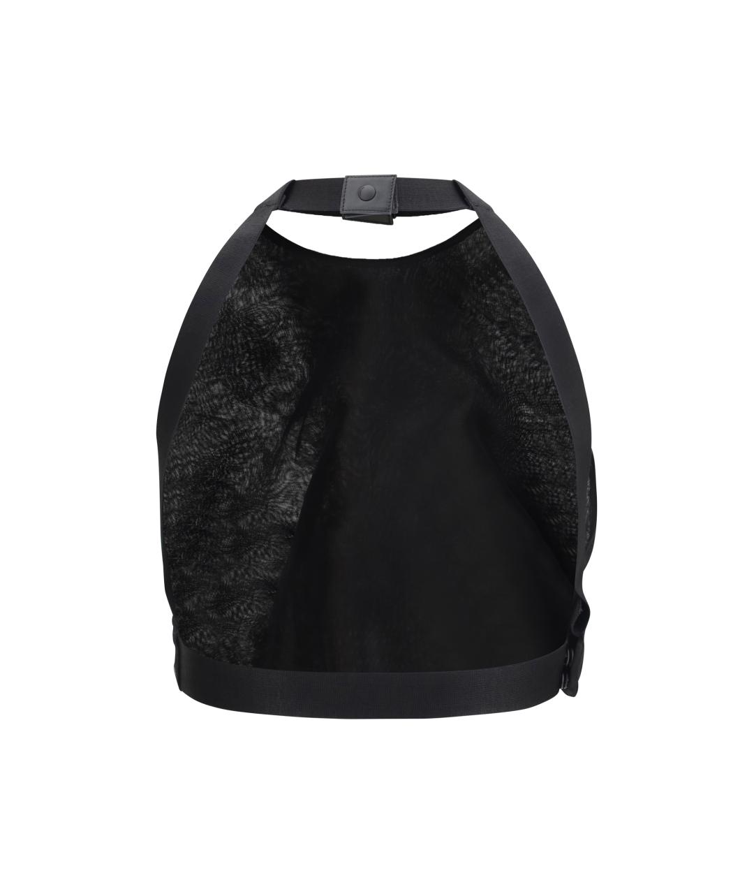 MAX MARA Черная шелковая майка, фото 2