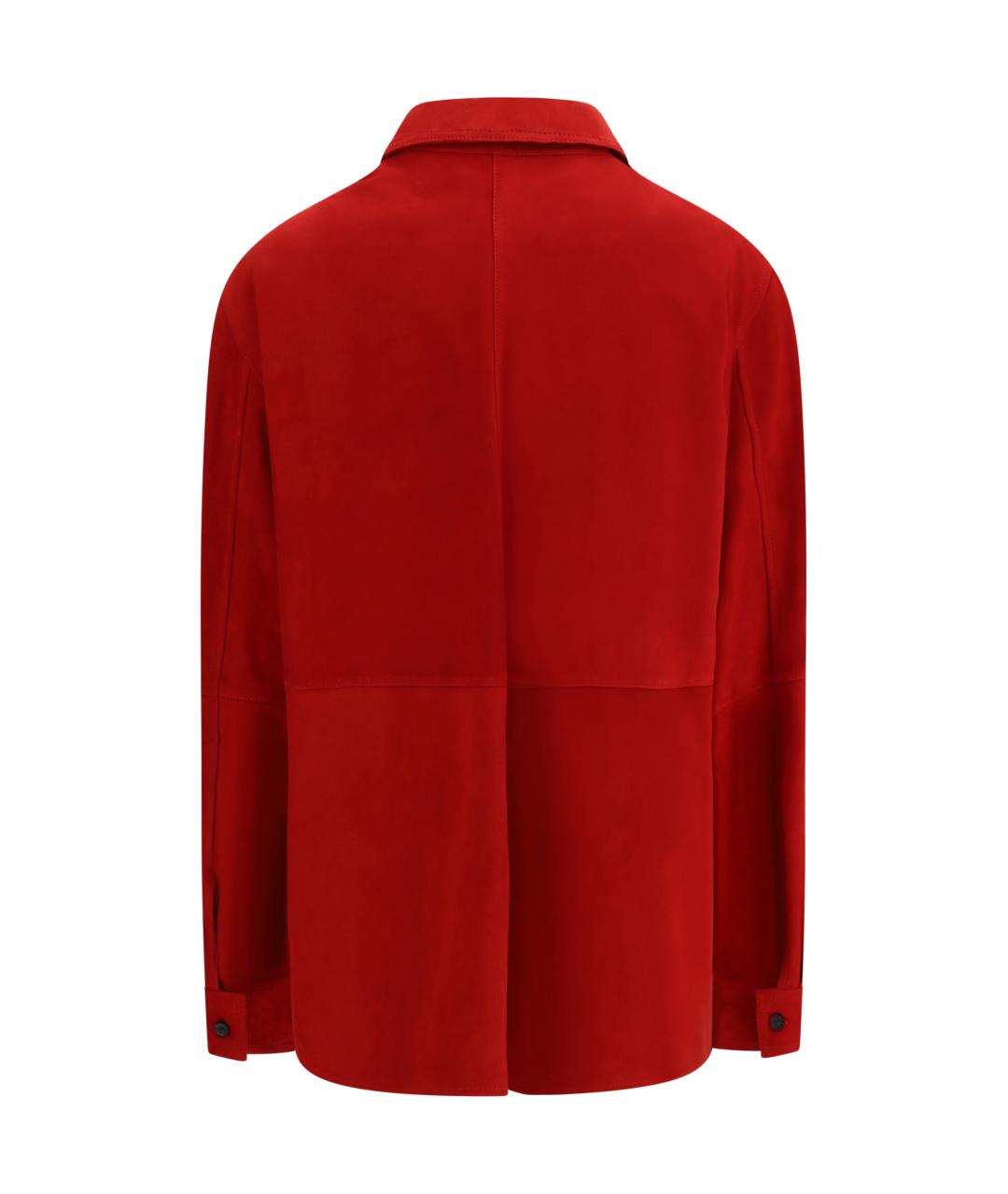 TOTEME Красная замшевая куртка, фото 2