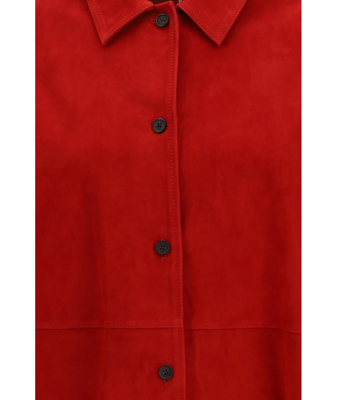 TOTEME Красная замшевая куртка, фото 3