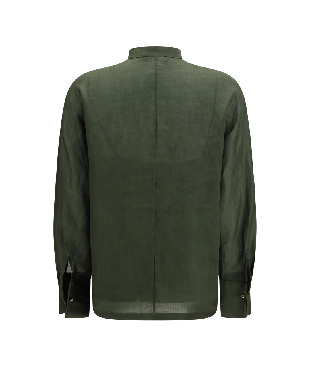 MAX MARA STUDIO Хаки рубашка, фото 2