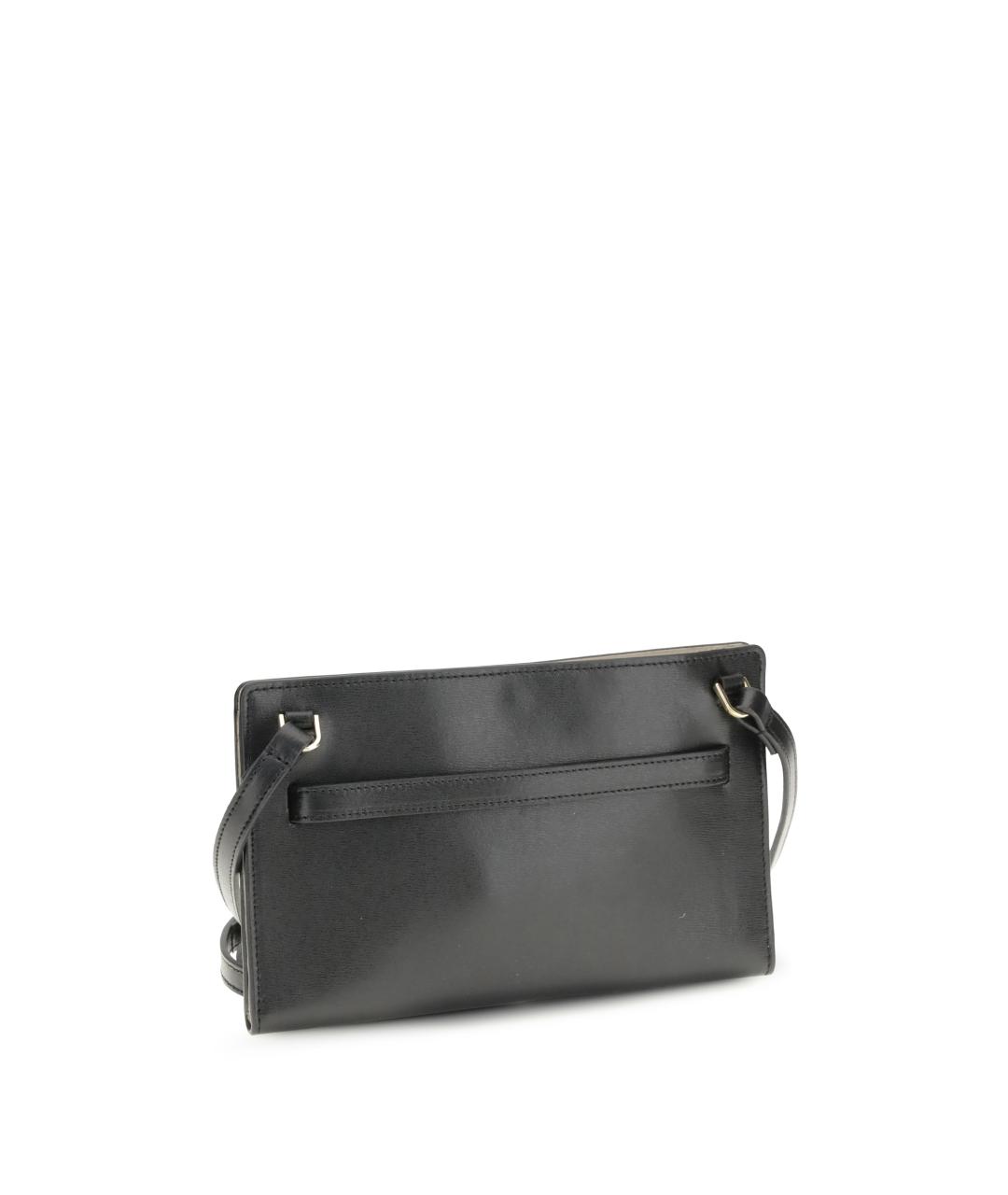 TOTEME Черная кожаная сумка через плечо, фото 3