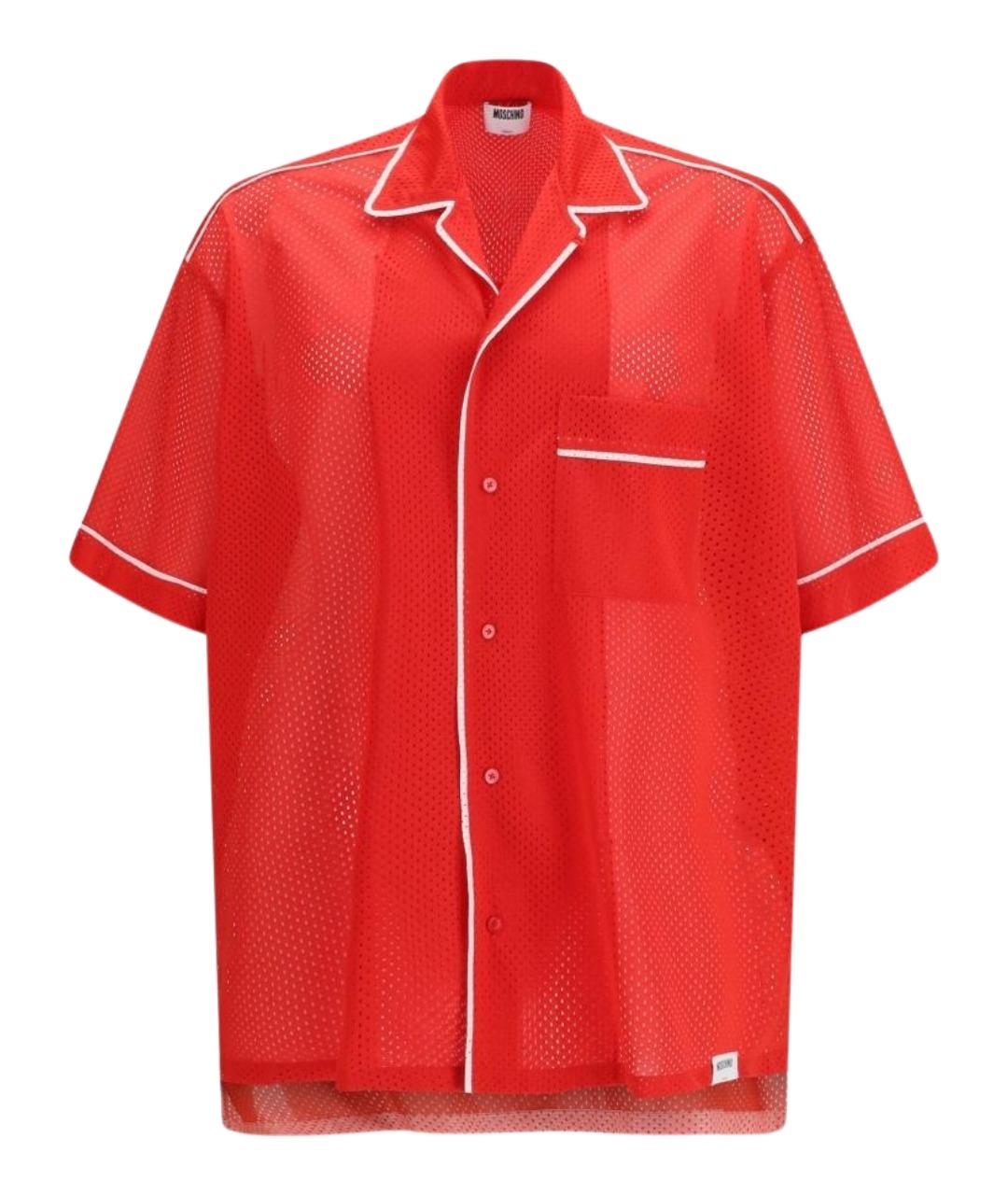 MOSCHINO Красная кэжуал рубашка, фото 1