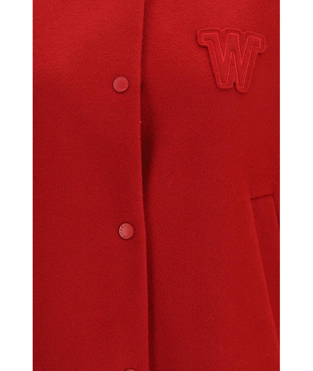 WEEKEND MAX MARA Красная шерстяная куртка, фото 3