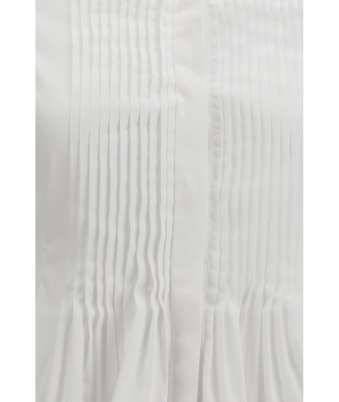 ALEXANDER MCQUEEN Белая хлопковая рубашка, фото 3