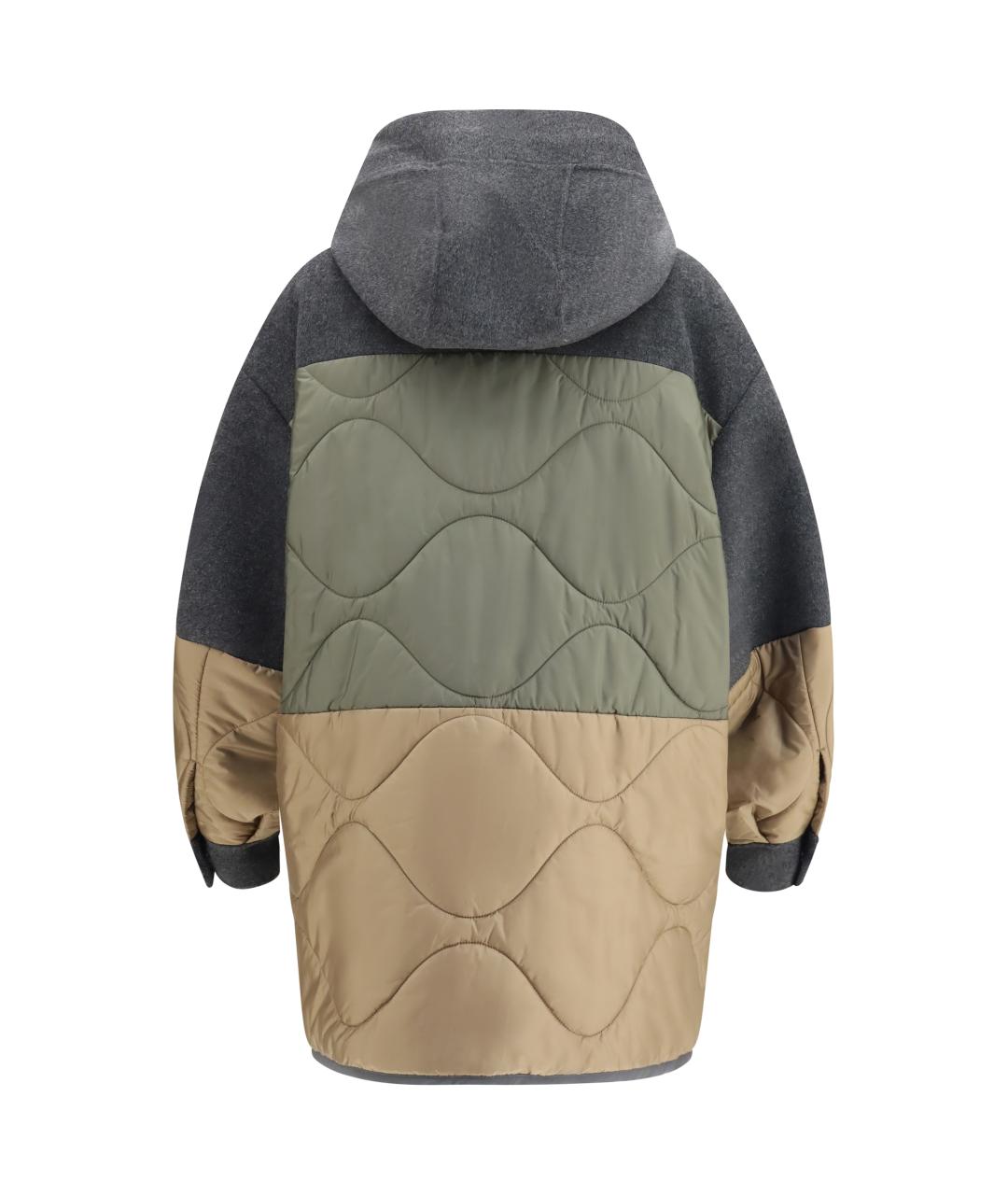 WEEKEND MAX MARA Мульти шерстяная парка, фото 2