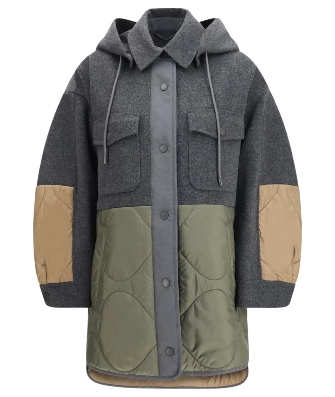 WEEKEND MAX MARA Мульти шерстяная парка, фото 1