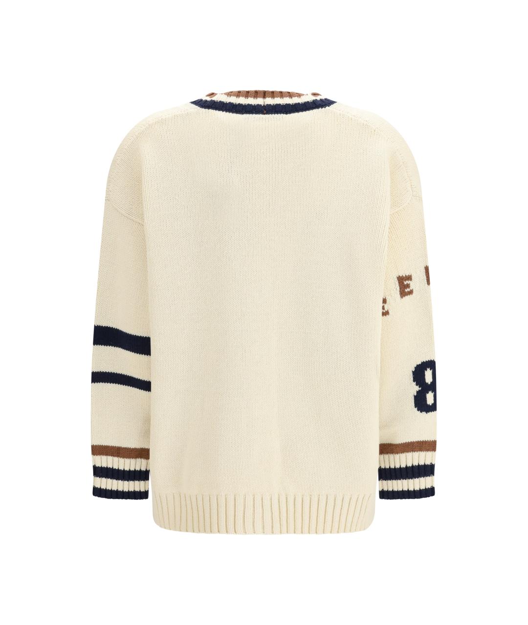 WEEKEND MAX MARA Бежевый хлопковый кардиган, фото 2