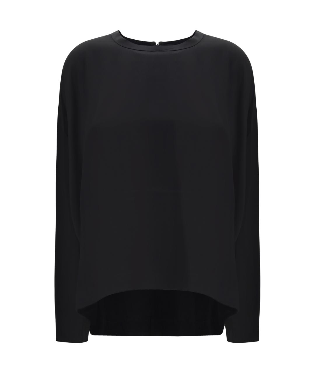 TOTEME Черная вискозная рубашка, фото 1