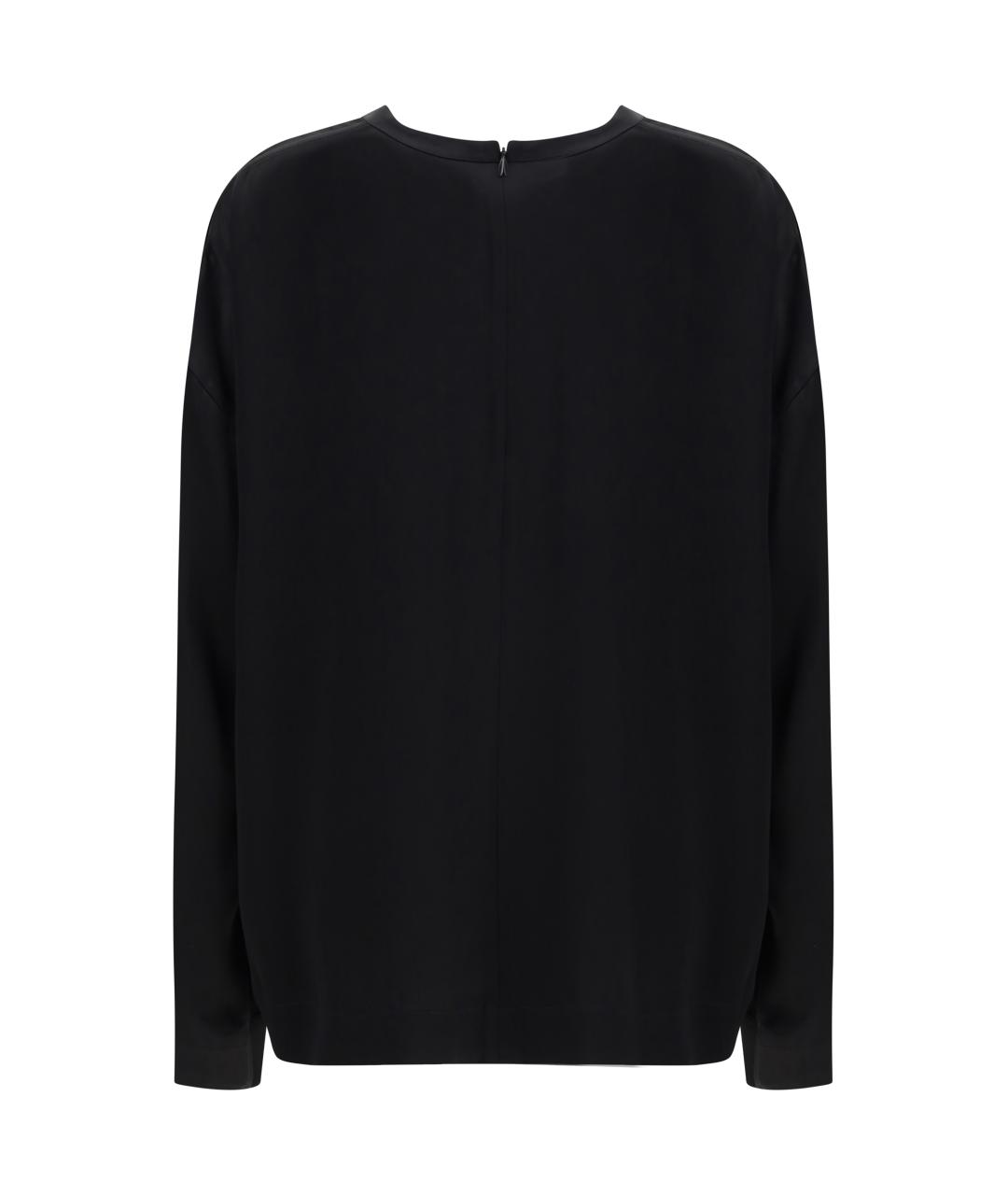 TOTEME Черная вискозная рубашка, фото 2