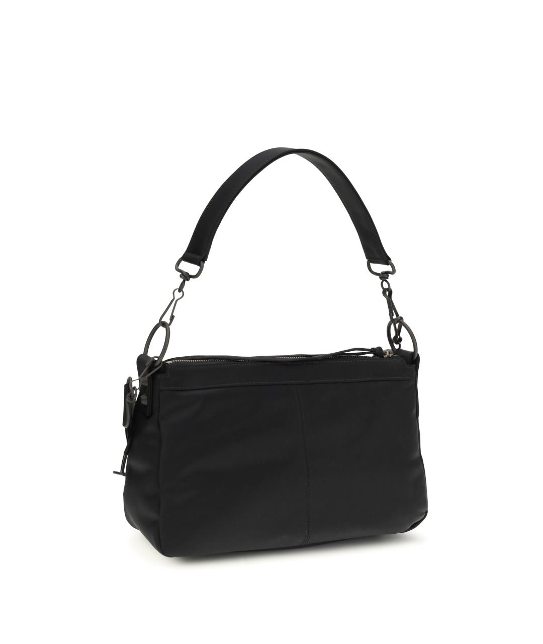 BALENCIAGA Черная тканевая сумка на плечо, фото 3