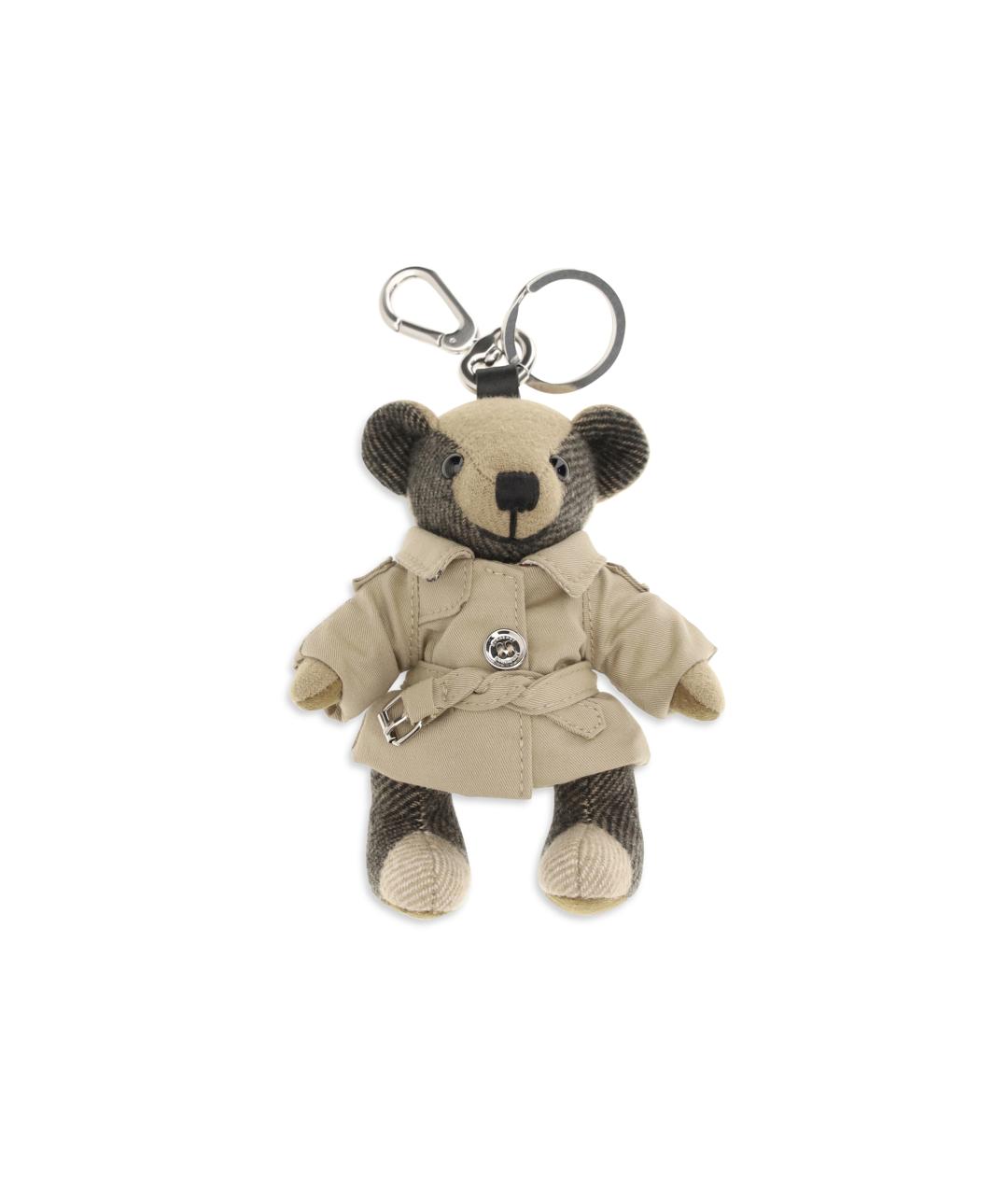 BURBERRY Бежевый брелок, фото 1