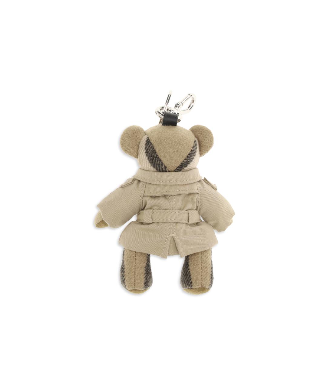 BURBERRY Бежевый брелок, фото 2