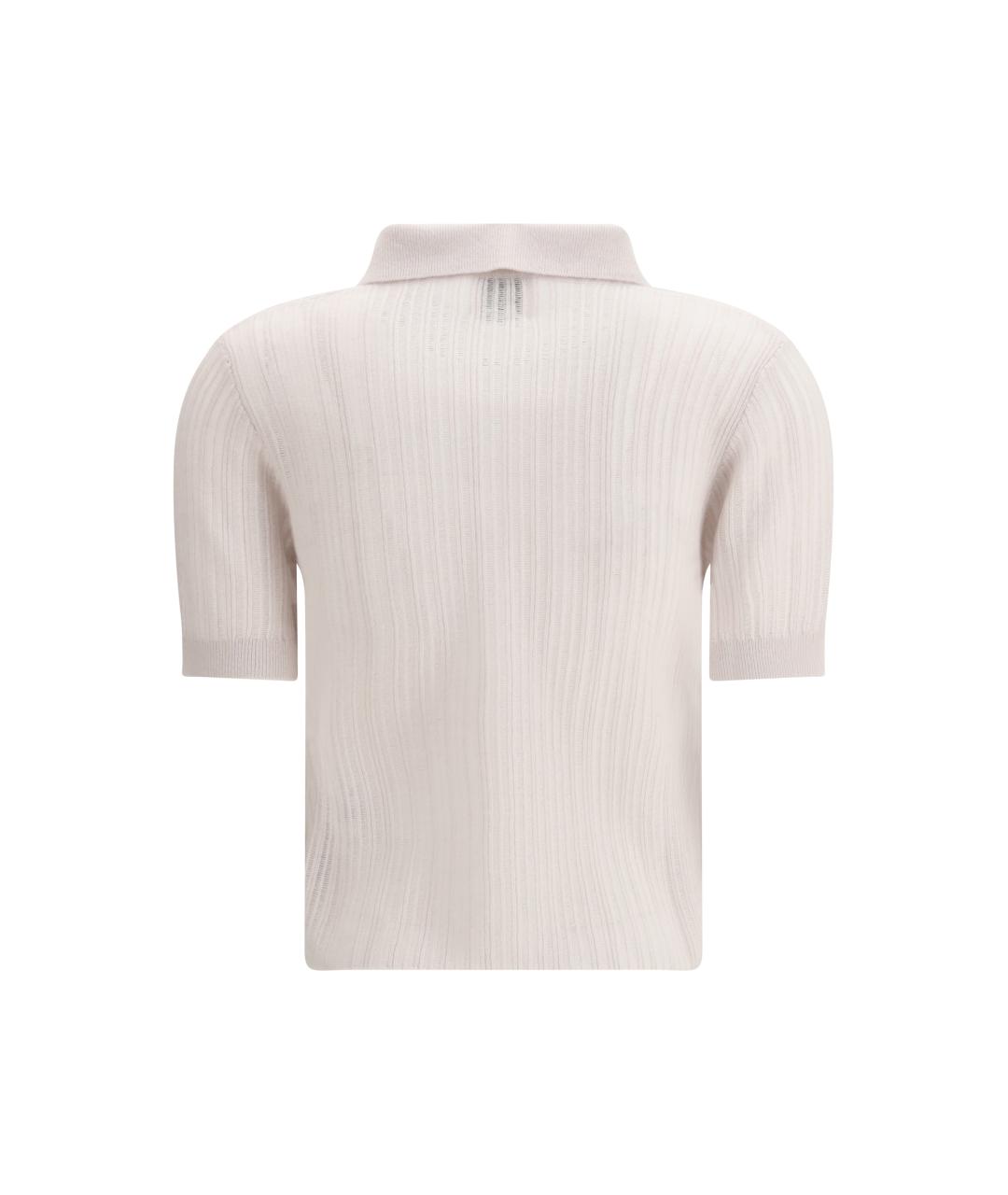 ALLUDE Белый кашемировый джемпер / свитер, фото 2