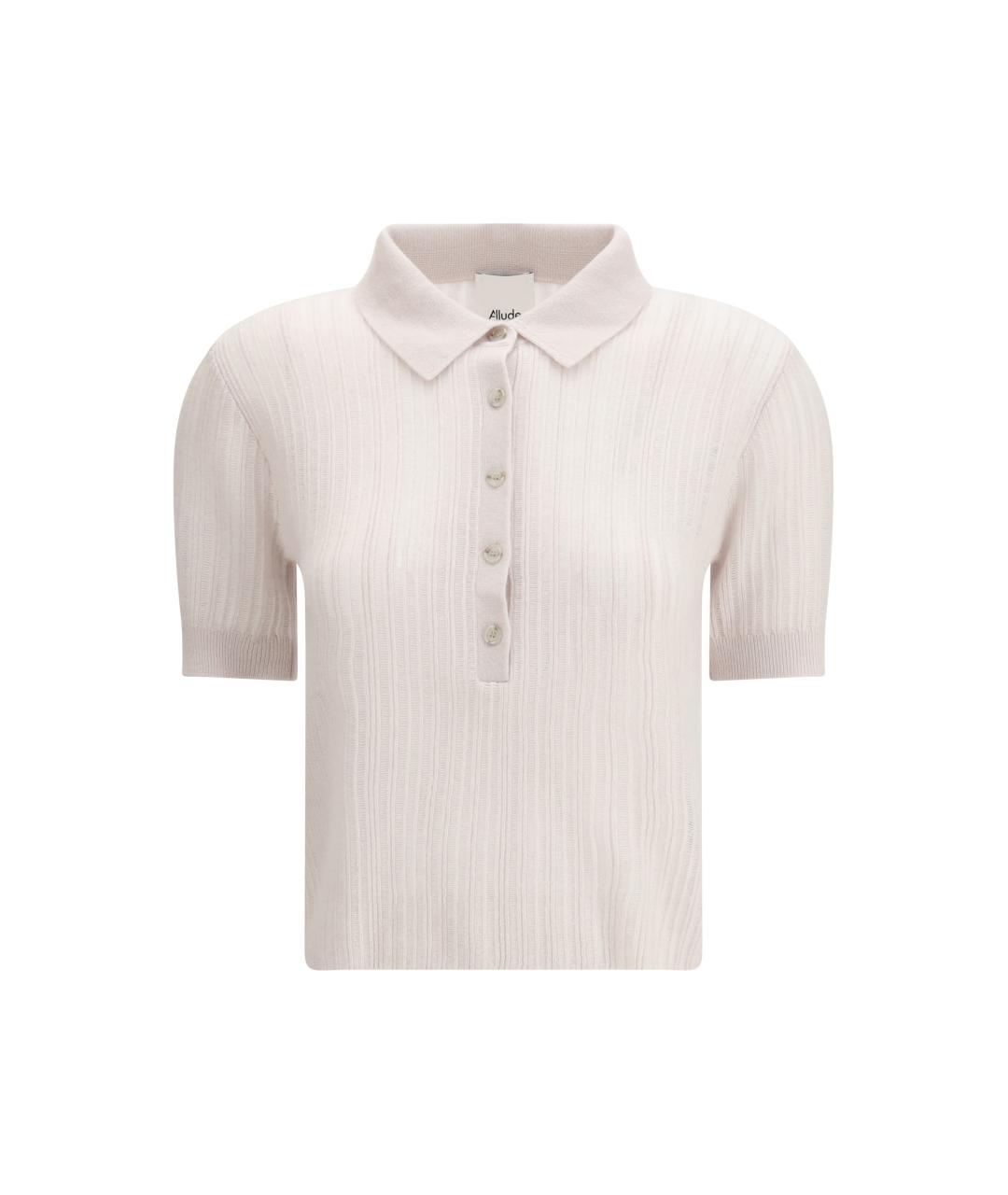 ALLUDE Белый кашемировый джемпер / свитер, фото 1